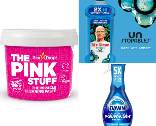 Household items cover photo collage