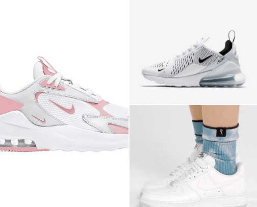 Sport shoes cover photo collage