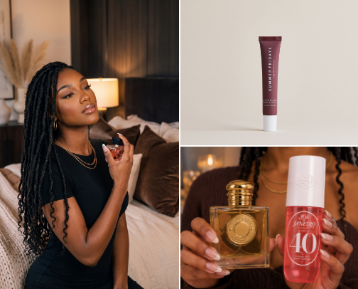 Beauty Things I Keep Reaching For | Skincare,Haircare Makeup & Body Care ✨🤎 cover photo collage