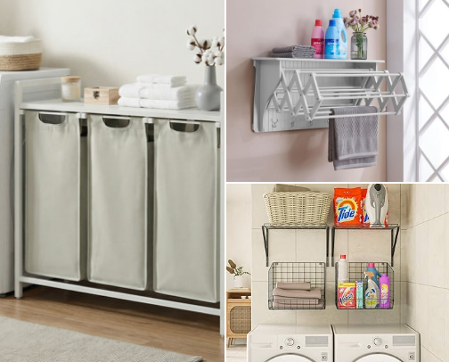Laundry Products That Save Space cover photo collage