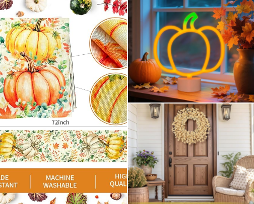 Festive Fall Finds cover photo collage