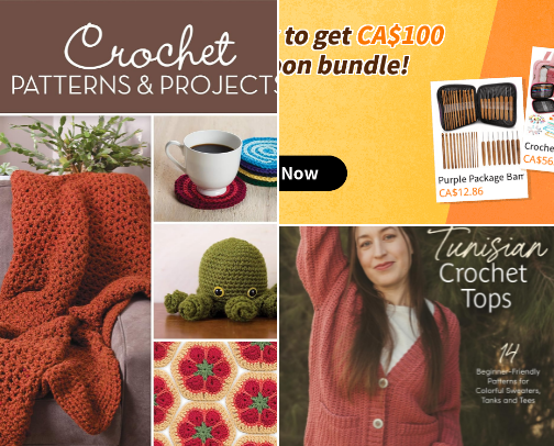 For The Love of Crochet cover photo collage