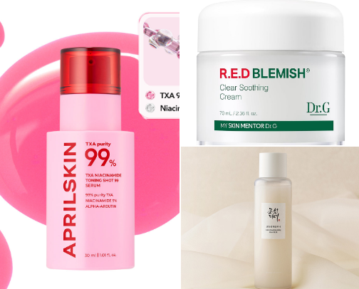MY FAV KOREAN SKINCARE 🛍️ = 100% ACNE SAFE SKINCARE ✨ cover photo collage