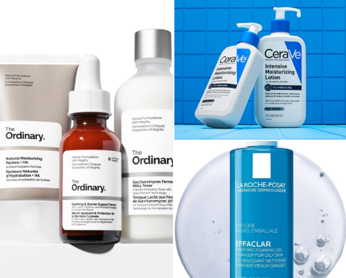Skincare favs cover photo collage