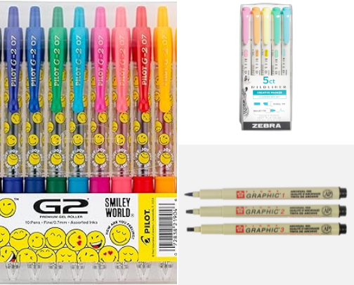 My favorite supplies as someone who has been journaling for 10+ years cover photo collage