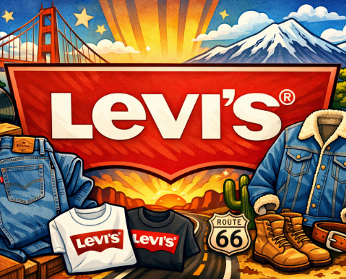 Best clothes from Levi's cover photo collage