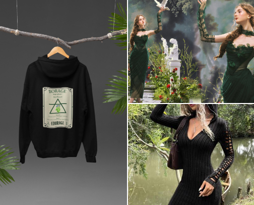 Feeling the Magic: Witchy Dark Cottagecore & Oddities for The Eclectic cover photo collage