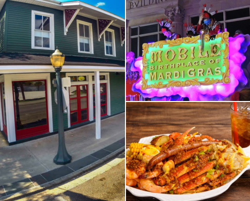 Things to do in Mobile Al cover photo collage