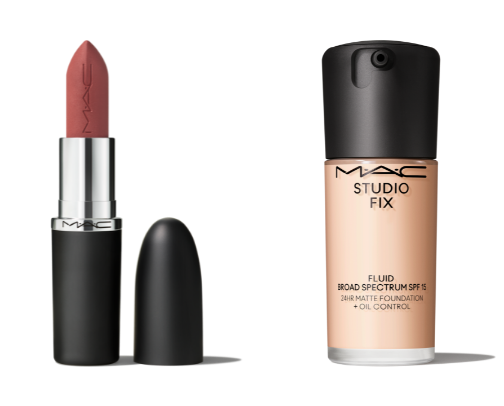 Makeup products for all skin colors cover photo collage