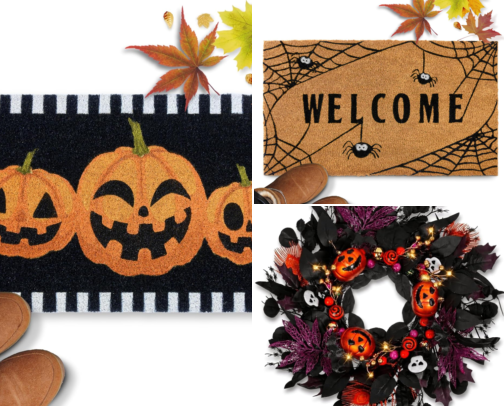 Halloween Porch Decor Ideas for Families cover photo collage