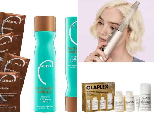hair product recs cover photo collage