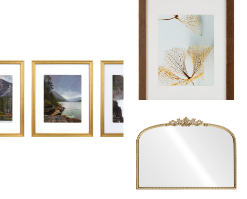 Frames, Mirrors and Wall Art cover photo collage