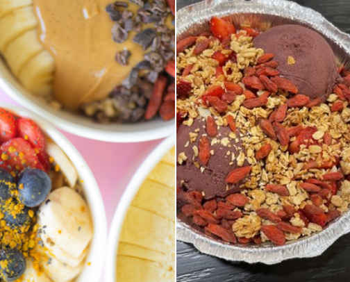 Açaí places cover photo collage