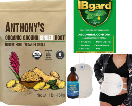 Get Rid of Stubborn Bloating cover photo collage