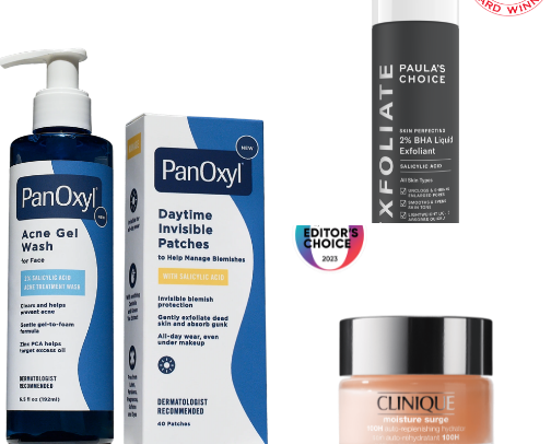 Skincare cover photo collage