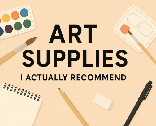 🎨 Art Supplies That Actually Improved My Drawings cover photo collage