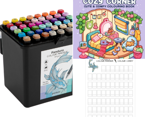 Colouring <3 cover photo collage