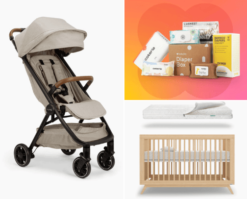 Everything For Baby's (Strollers, Diapers, Cribs) cover photo collage