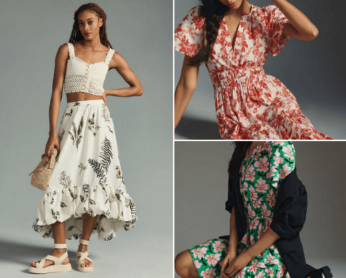 Women's clothing cover photo collage