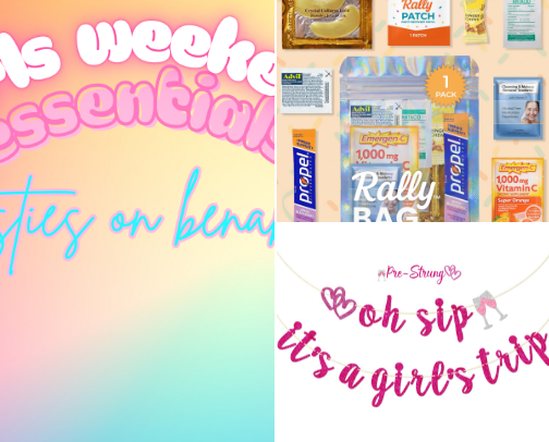BFF Girls Weekend Essentials cover photo collage