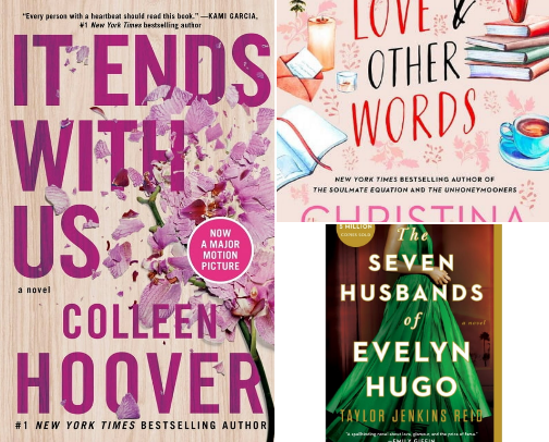 Fall in love with reading again by love stories cover photo collage