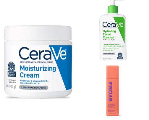 skincare for sensitive skin cover photo collage