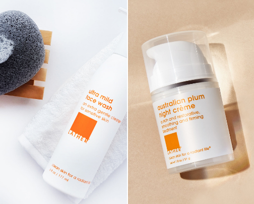 Clean & Natural Skincare Essentials from LATHER cover photo collage