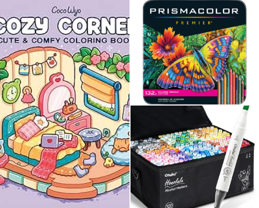 coloring essentials i swear by cover photo collage