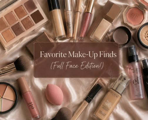 Favorite Make-Up Finds (Full Face Edition!) cover photo collage