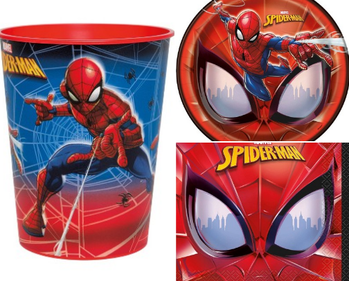 Spidey's birthday party cover photo collage