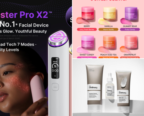 Favorite Skincare cover photo collage