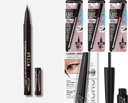 Top 10 Black Eyeliners cover photo collage
