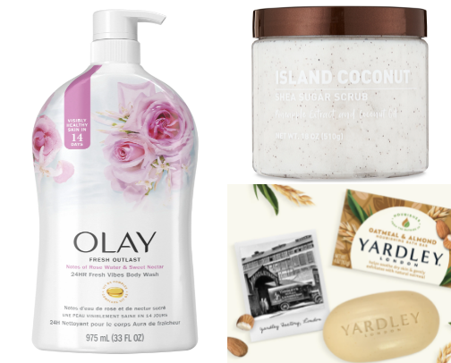 my fav hygiene products cover photo collage