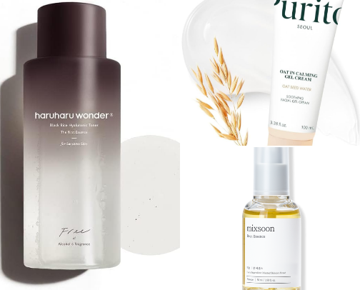 Glass Skin Without Clogging: Best Oil-Free Korean Moisturizers cover photo collage