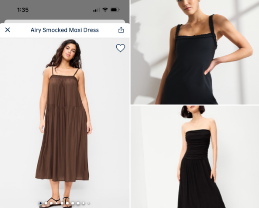 Dresses for short girlies cover photo collage