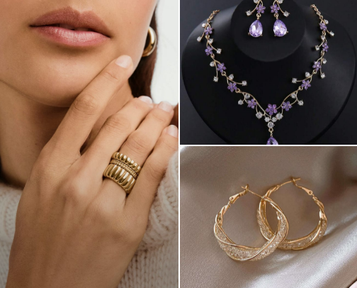 Elegant Jewelry Picks for Every Occasion cover photo collage