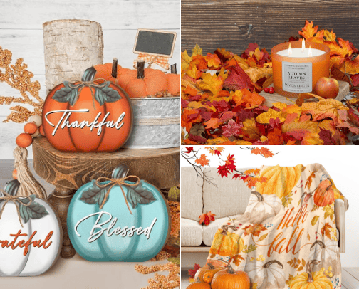 Fall Home Decor cover photo collage