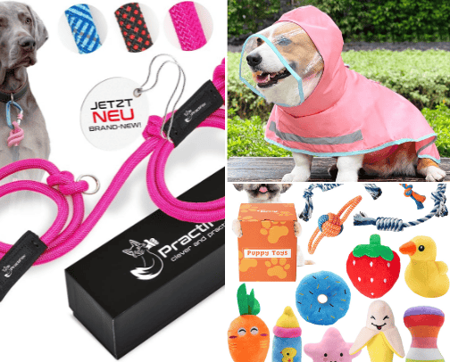 Cute items for your dog cover photo collage