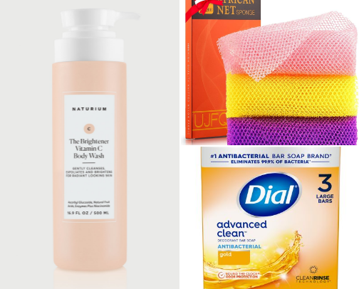 NightTime Black Gurl Shower Must Haves 🧖🏽‍♀️🤎 cover photo collage