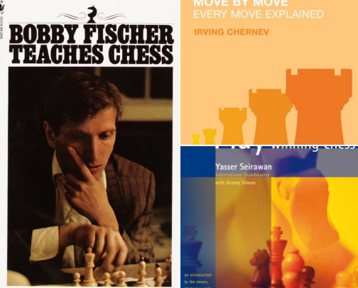 Top Recommended Books For Chess Players cover photo collage