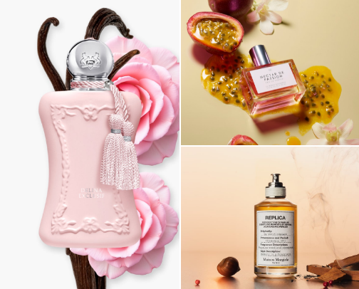 The Perfume Portfolio cover photo collage