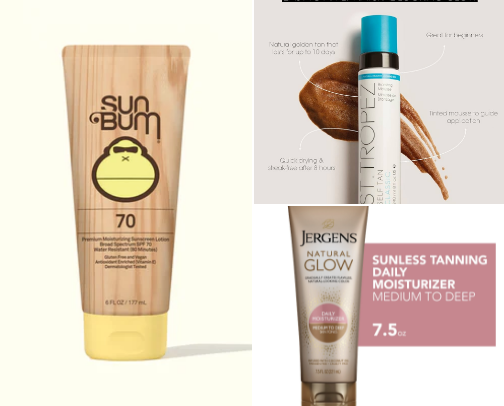 Body care favs cover photo collage