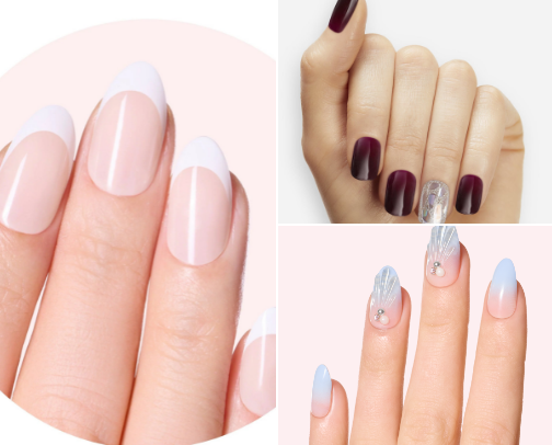 🖤 Korean Press on Nails 100% Quality💅 cover photo collage