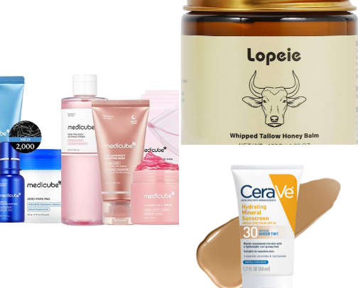 Beauty essentials cover photo collage