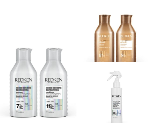 hair products cover photo collage