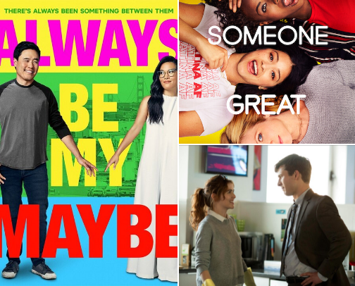Grab wine, hit play & fall in love with these Netflix RomCom’s cover photo collage