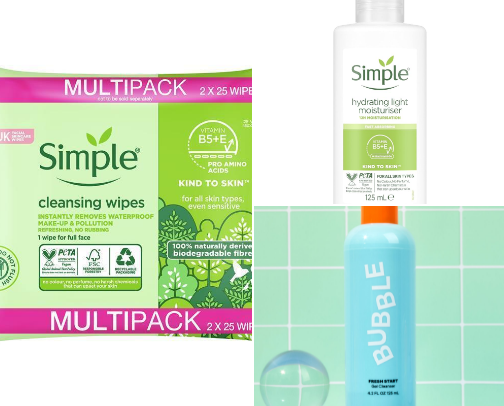 clean skincare for all skin types cover photo collage