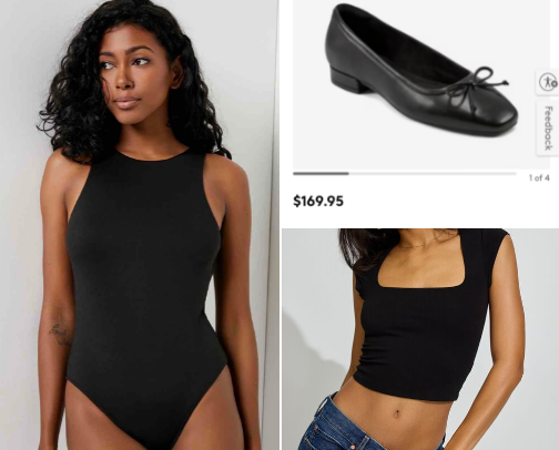 All black staples for work! ✨ cover photo collage