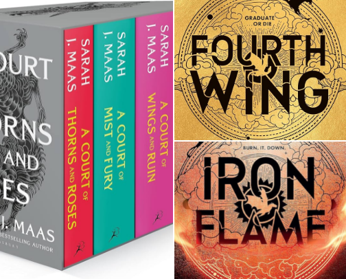 Romantasy Books You Can’t Live Without! cover photo collage