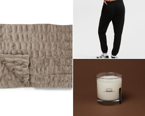cozy night in cover photo collage